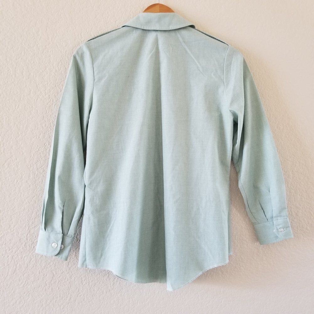 Vintage DSCP Garrison Collection The Perfect Fit Mint Shirt 10P - Picture 5 of 7